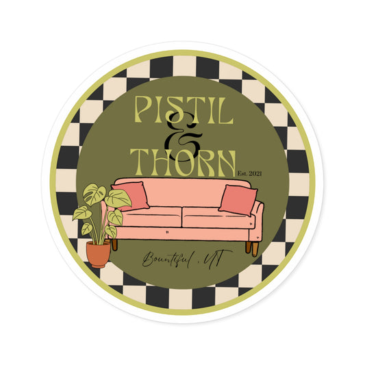 P&T Pink Couch Sticker, Indoor\Outdoor